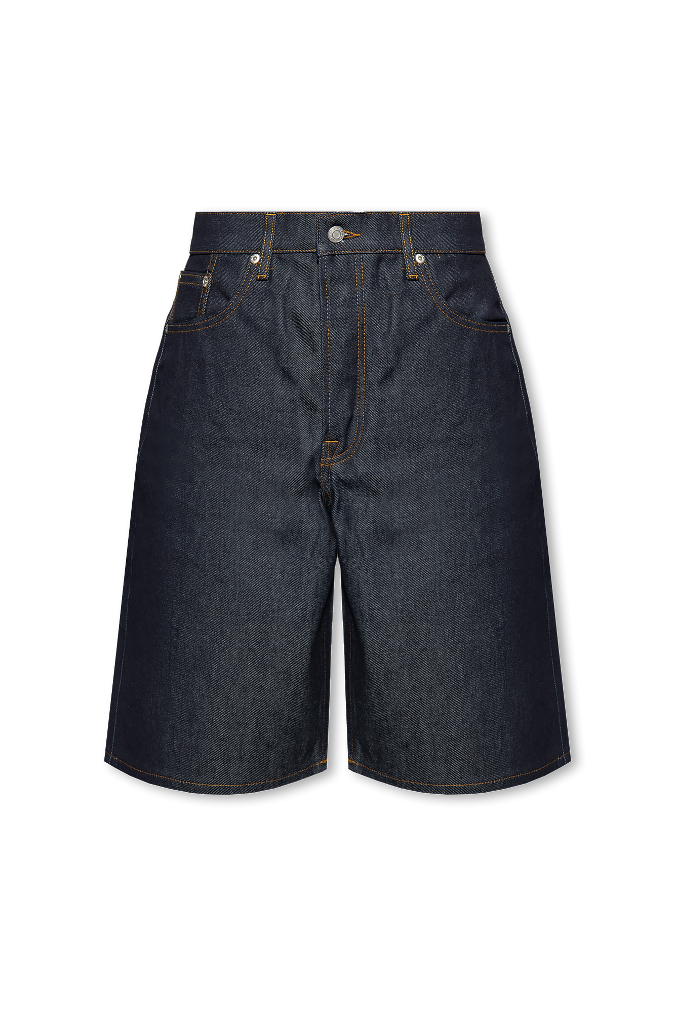 Navy blue Denim shorts with logo Stussy - Vitkac Canada